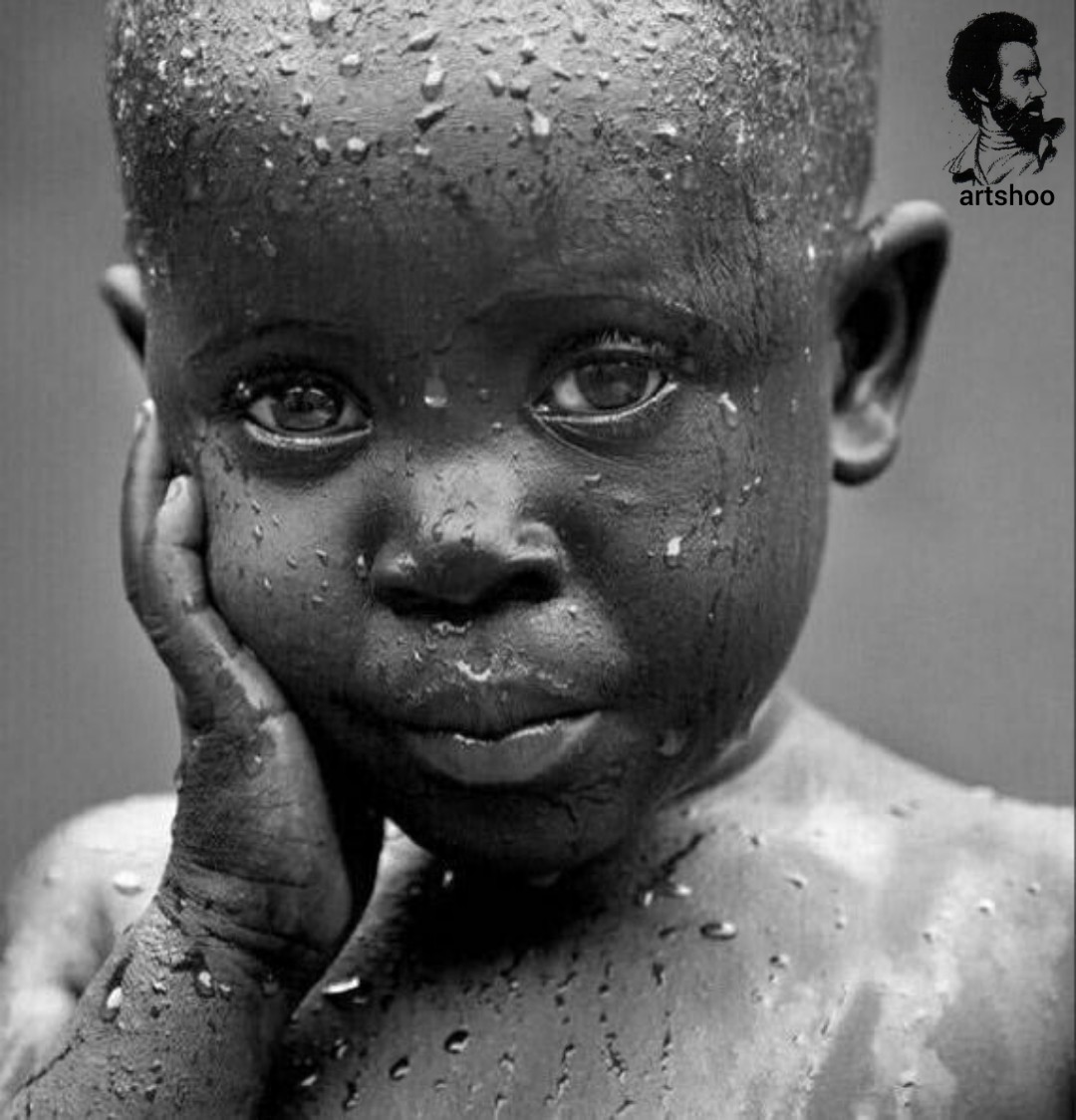 مدل کودک سیاه قلم